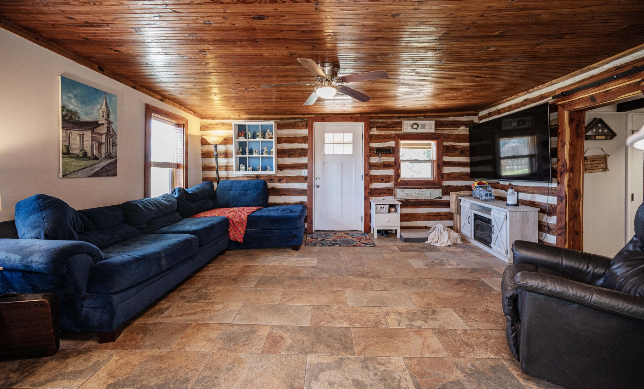 9202 Link Road Christiana, TN 37037 - Photo 6 of 37 a living room with furniture and a flat screen tv