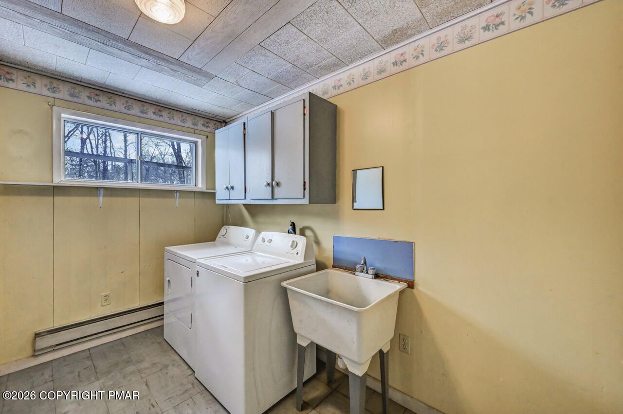 1912 Johns Road Effort, PA 18330 - Photo 34 of 44 a utility room with dryer and washer