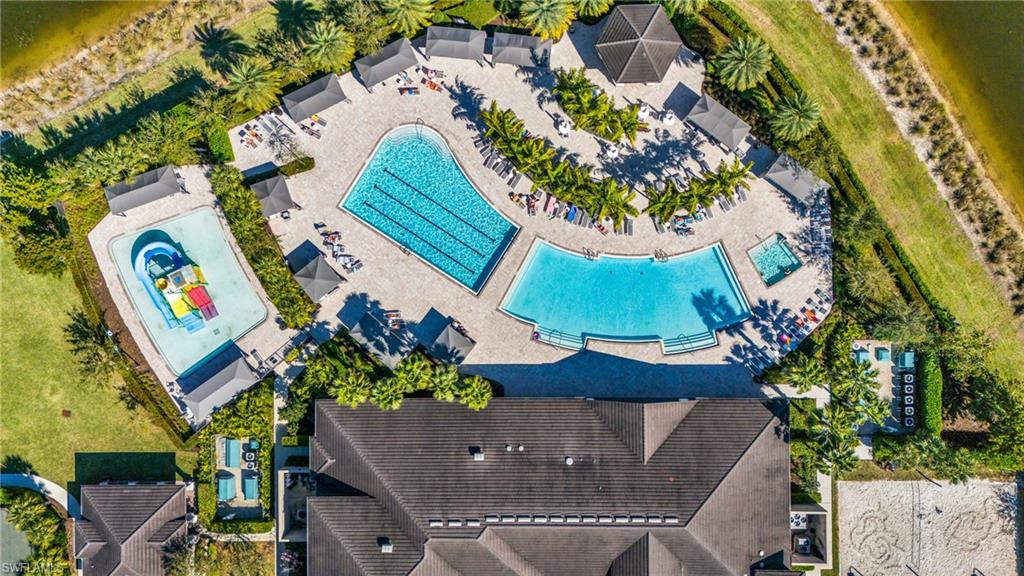 4420 Aurora Street Naples, FL 34119 - Photo 40 of 50 Aerial View of Amenity Center