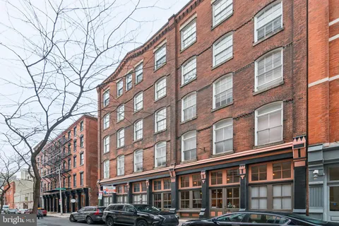 a front view of a building