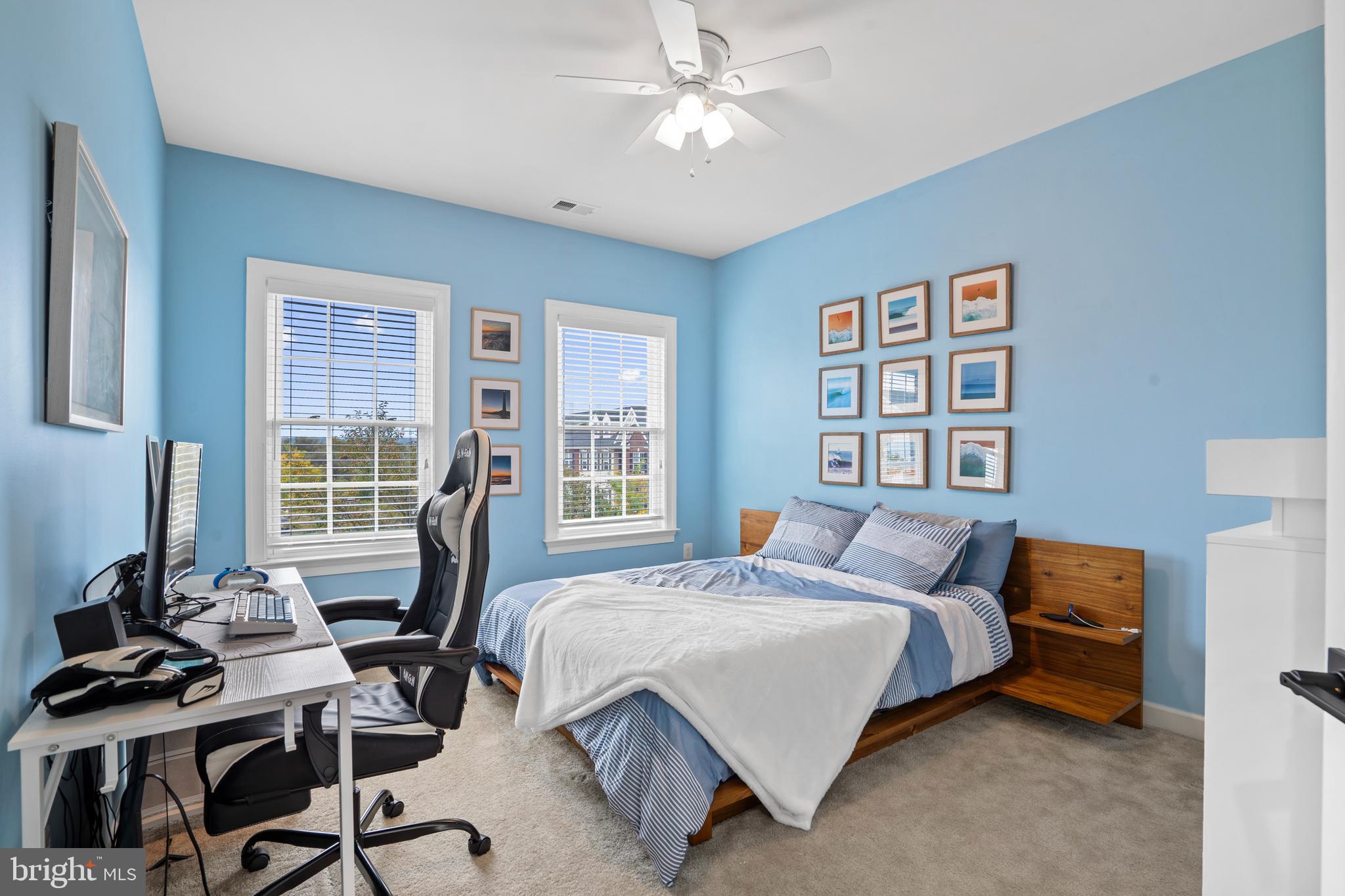3822 Jacob Stout Road Doylestown, PA 18902 - Photo 21 of 39 a bedroom with a bed and a desk