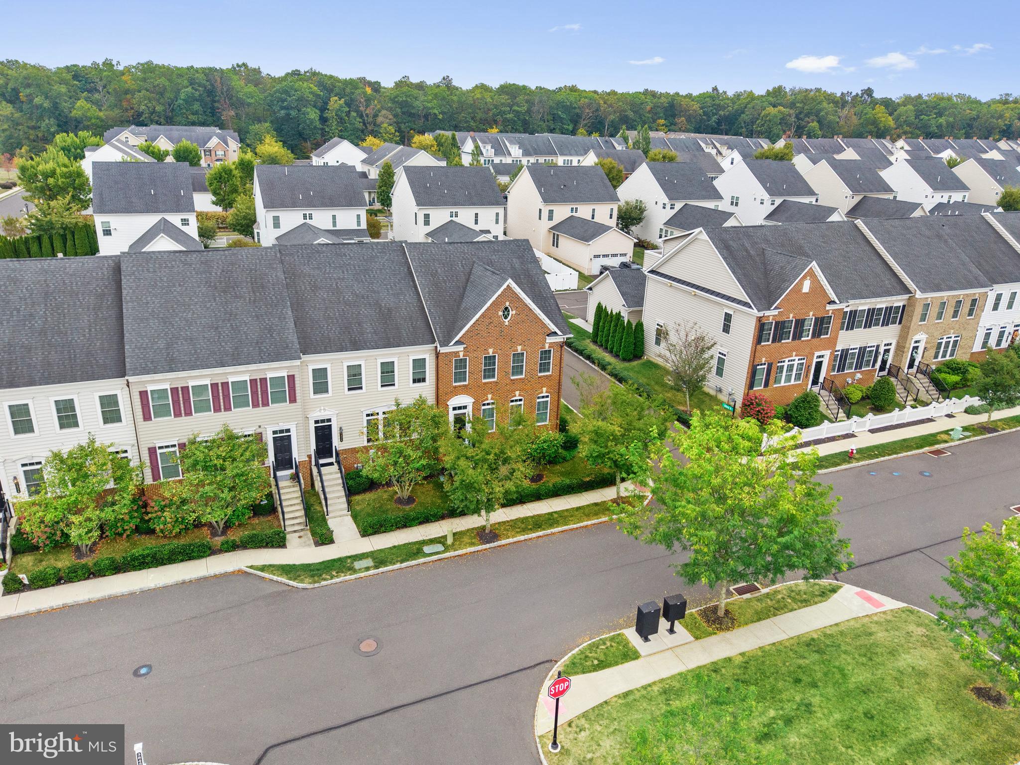 3822 Jacob Stout Road Doylestown, PA 18902 - Photo 32 of 39 an aerial view of multiple houses with a yard