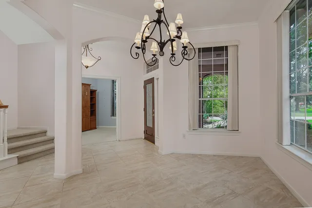 a view interior of a house and hallway