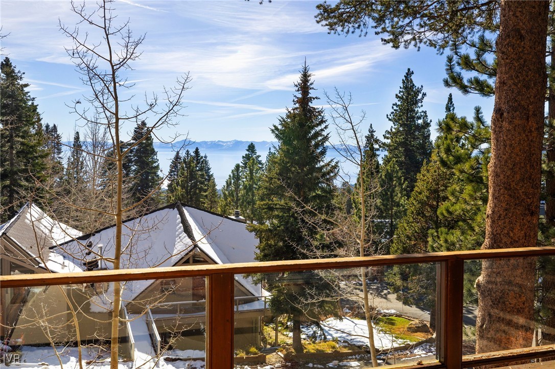 1014 Saturn Court Incline Village, NV 89451 - Photo 15 of 41 a view of a balcony with trees