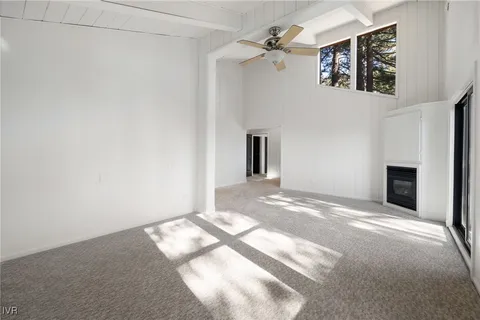 a view of a livingroom with a fireplace
