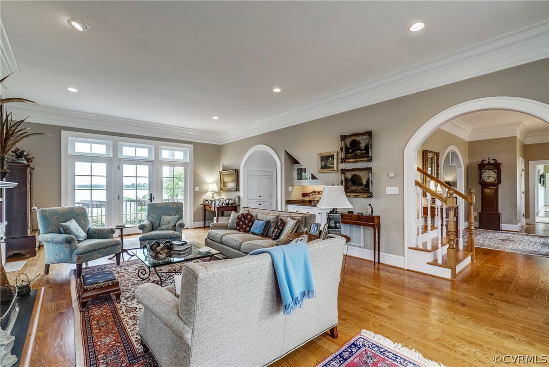 1571 Pine Hall Road Mathews, VA 23109 - Photo 11 of 48 a living room with lots of furniture and a large window
