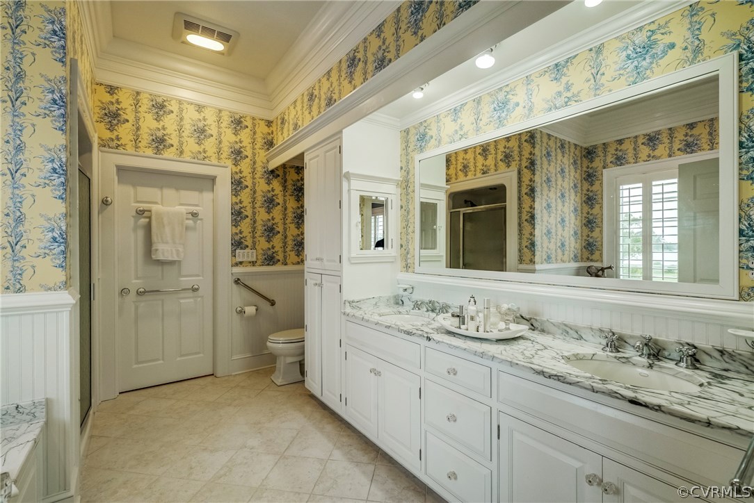 1571 Pine Hall Road Mathews, VA 23109 - Photo 21 of 48 a bathroom with a sink mirror and a shower