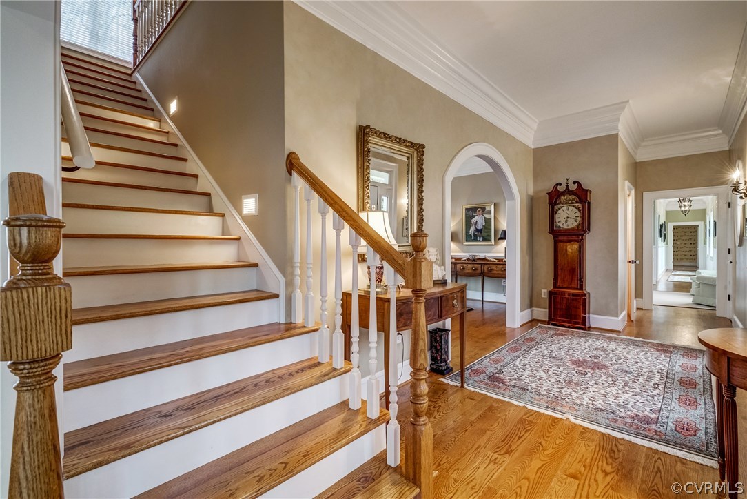 1571 Pine Hall Road Mathews, VA 23109 - Photo 27 of 48 a view of entryway and hall with wooden floor
