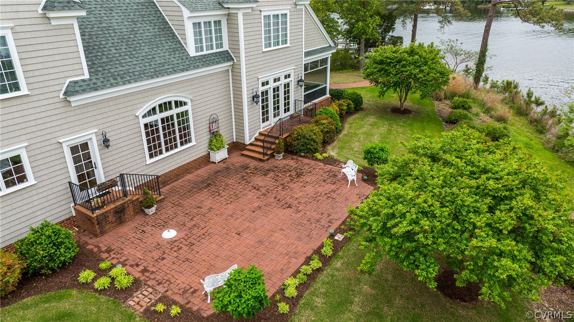 1571 Pine Hall Road Mathews, VA 23109 - Photo 40 of 48 a backyard of a house with lots of green space