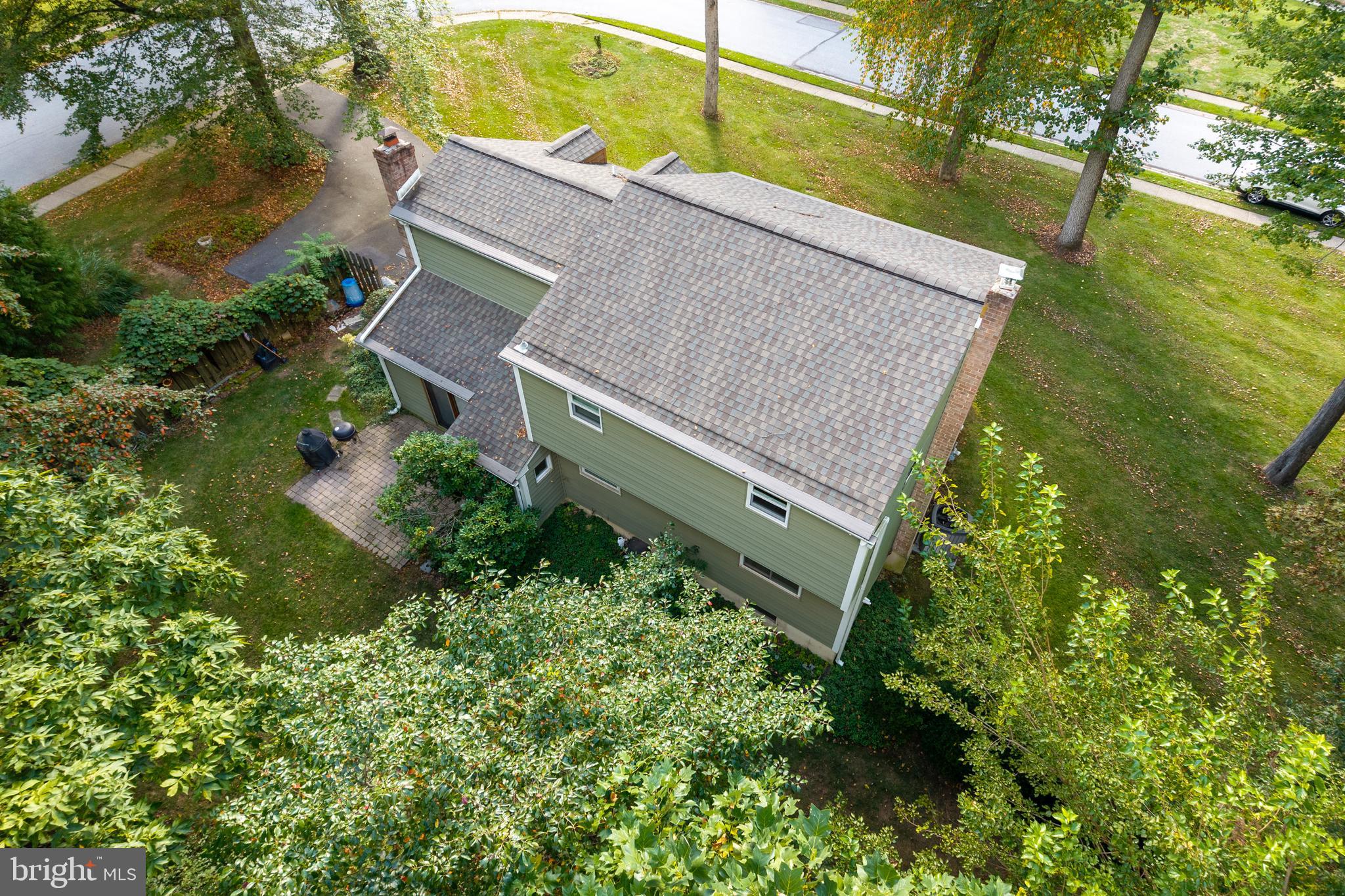 208 Morris Road Exton, PA 19341 - Photo 36 of 43 an aerial view of house with pool and yard