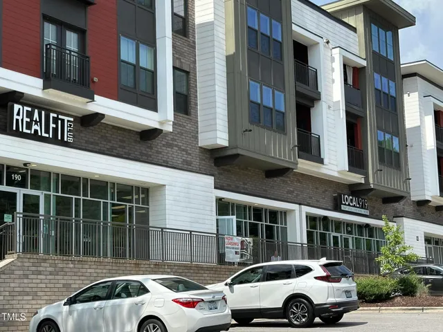 a view of outdoor space with sign board