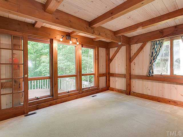 809 Berwyn Way Raleigh, NC 27615 - Photo 8 of 25 This Family room overlooks private back yard. Bright room! Den/Family/Great Room