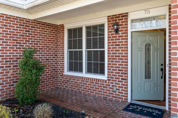 a front view of a house with a shower