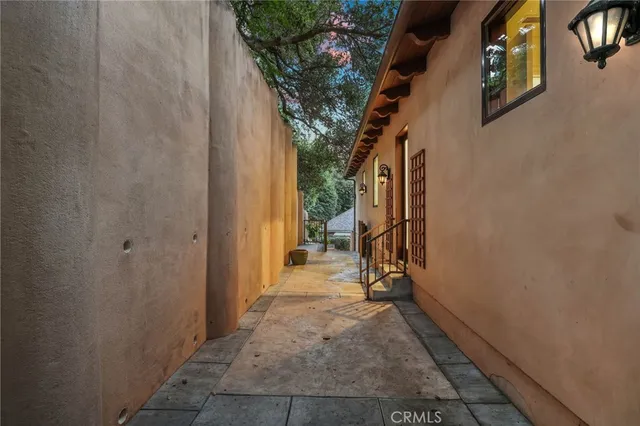 a view of a corridor