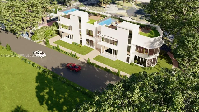 a view of a hallway with closet