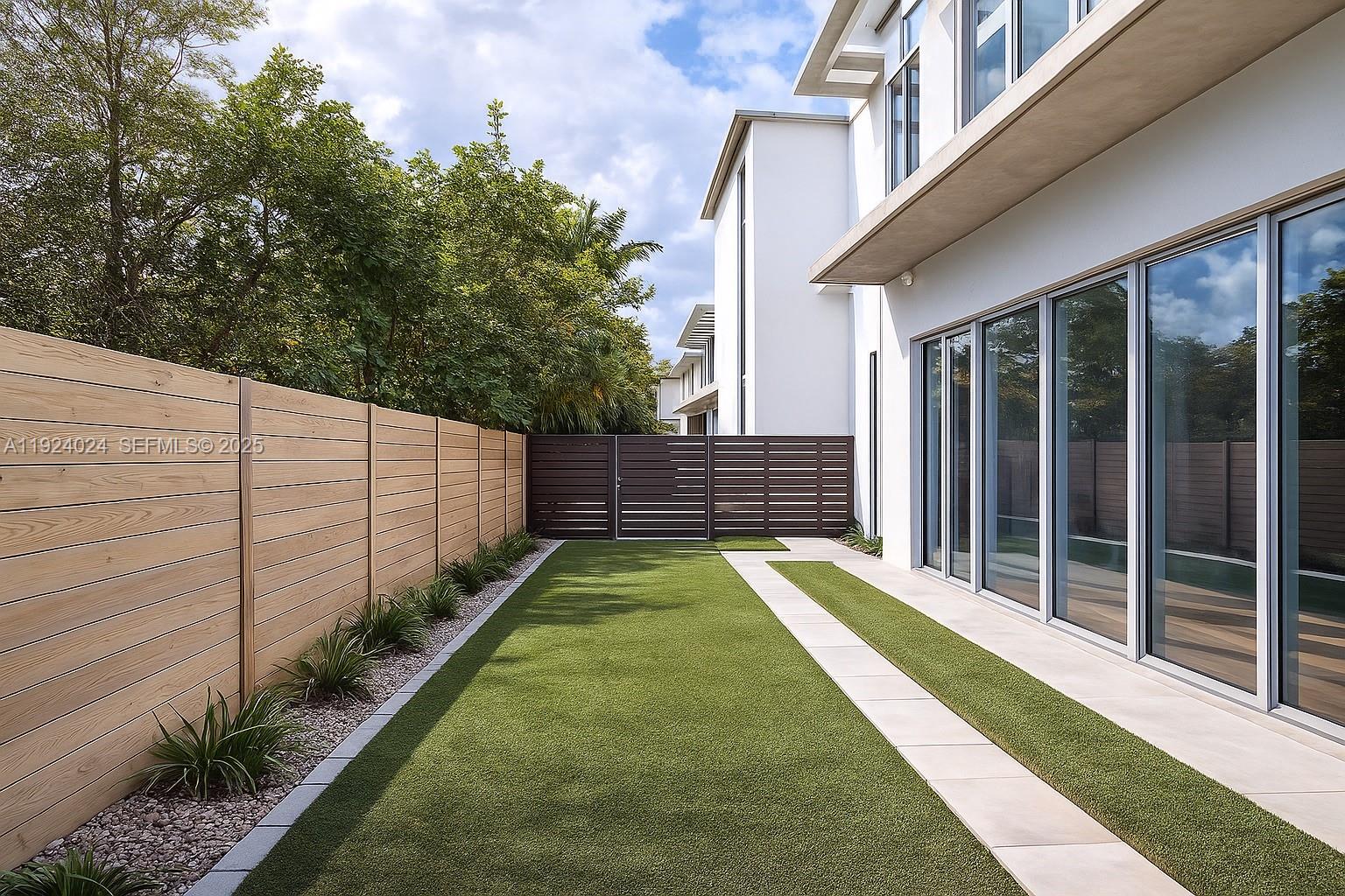 1105 Southwest 22nd Terrace Miami, FL 33129 - Photo 4 of 56 a view of a backyard with stairs