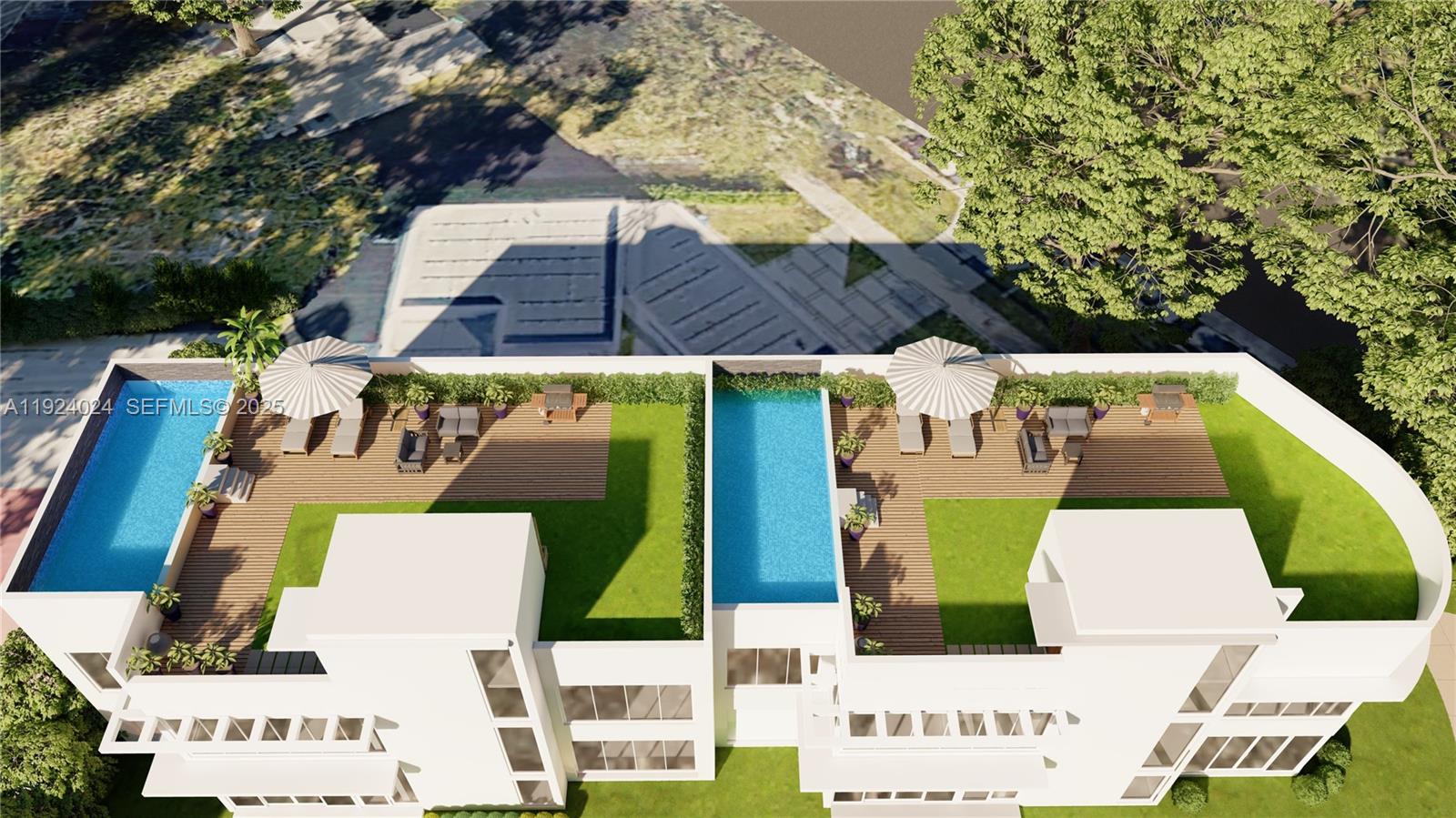 1105 Southwest 22nd Terrace Miami, FL 33129 - Photo 7 of 56 aerial view of a house with a yard