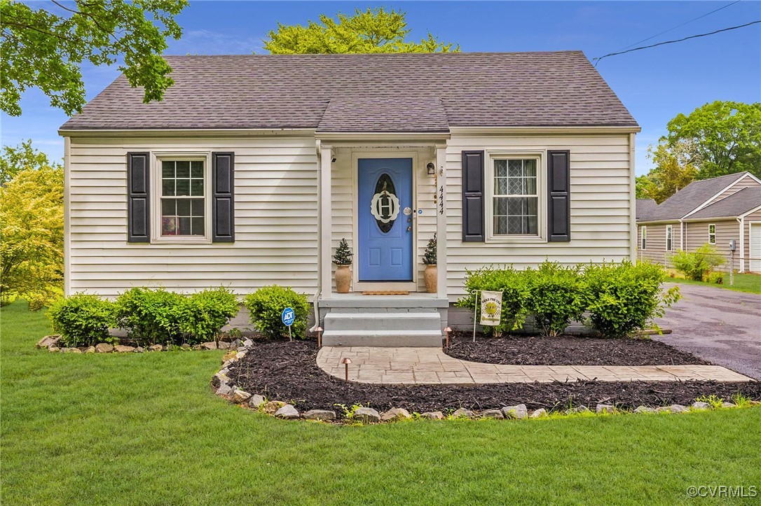 4444 Cogbill Road Richmond, VA 23234 - Photo 1 of 32 View of front of home with a front lawn and roof w