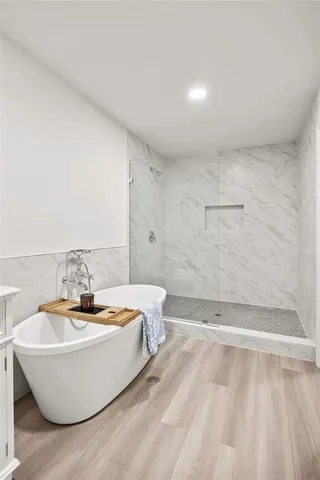 a bathroom with a sink and bathtub