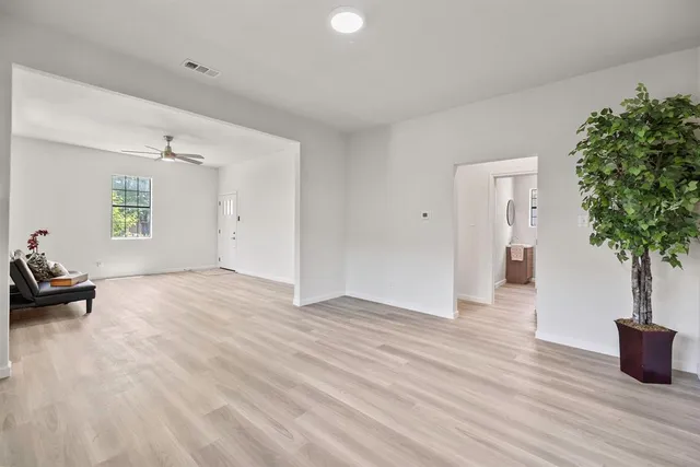 a view of livingroom with furniture and wooden floor
