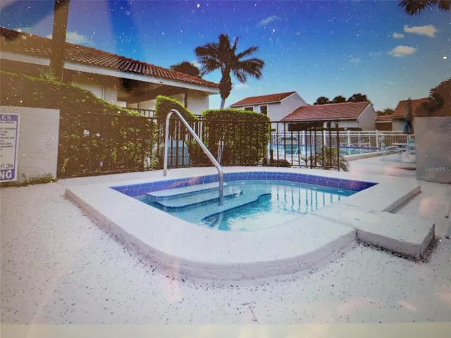 a view of a house with pool