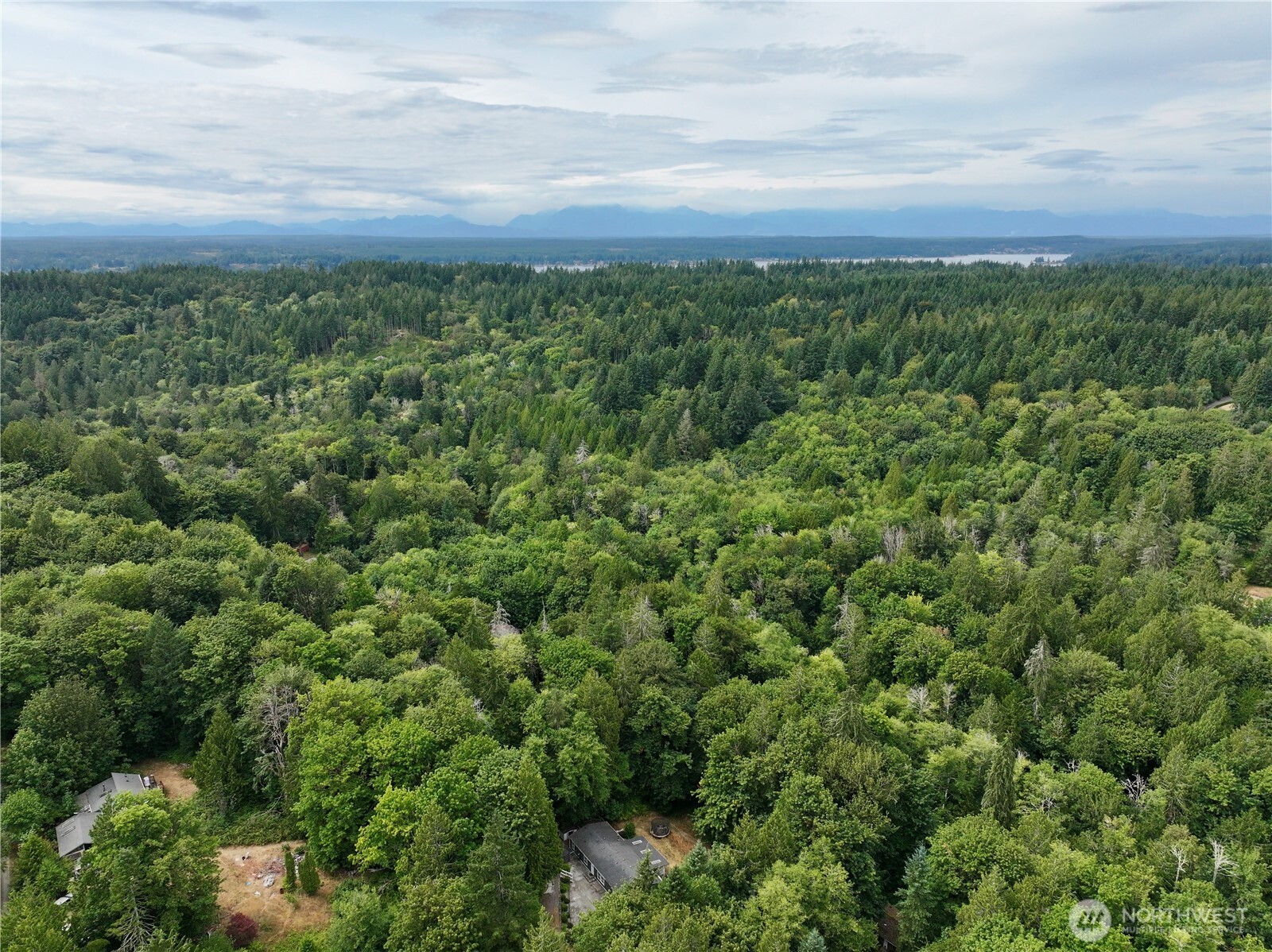 17411 64th St Court Northwest Vaughn, WA 98394 - Photo 26 of 27 an aerial view of residential houses with outdoor space and trees