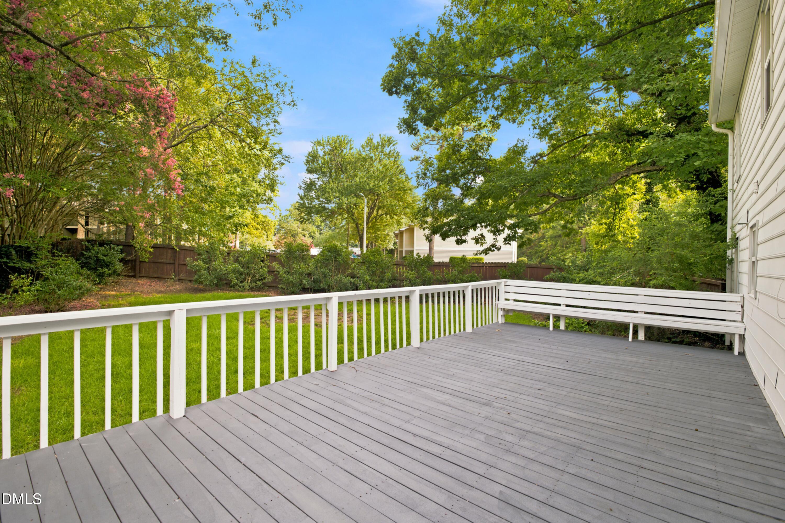 4300 Hickory Ridge Drive Raleigh, NC 27609 - Photo 22 of 45 Back Deck