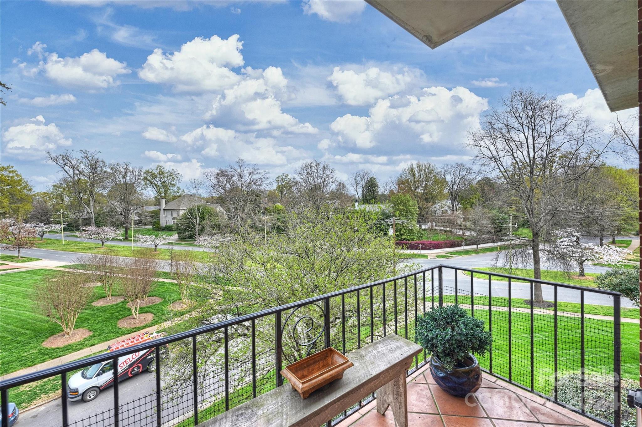 1300 Queens Road, Unit 317 Charlotte, NC 28207 - Photo 17 of 24 a view of a balcony with lake view