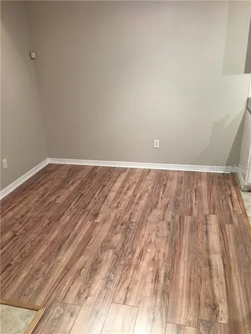 a view of wooden floor in a room