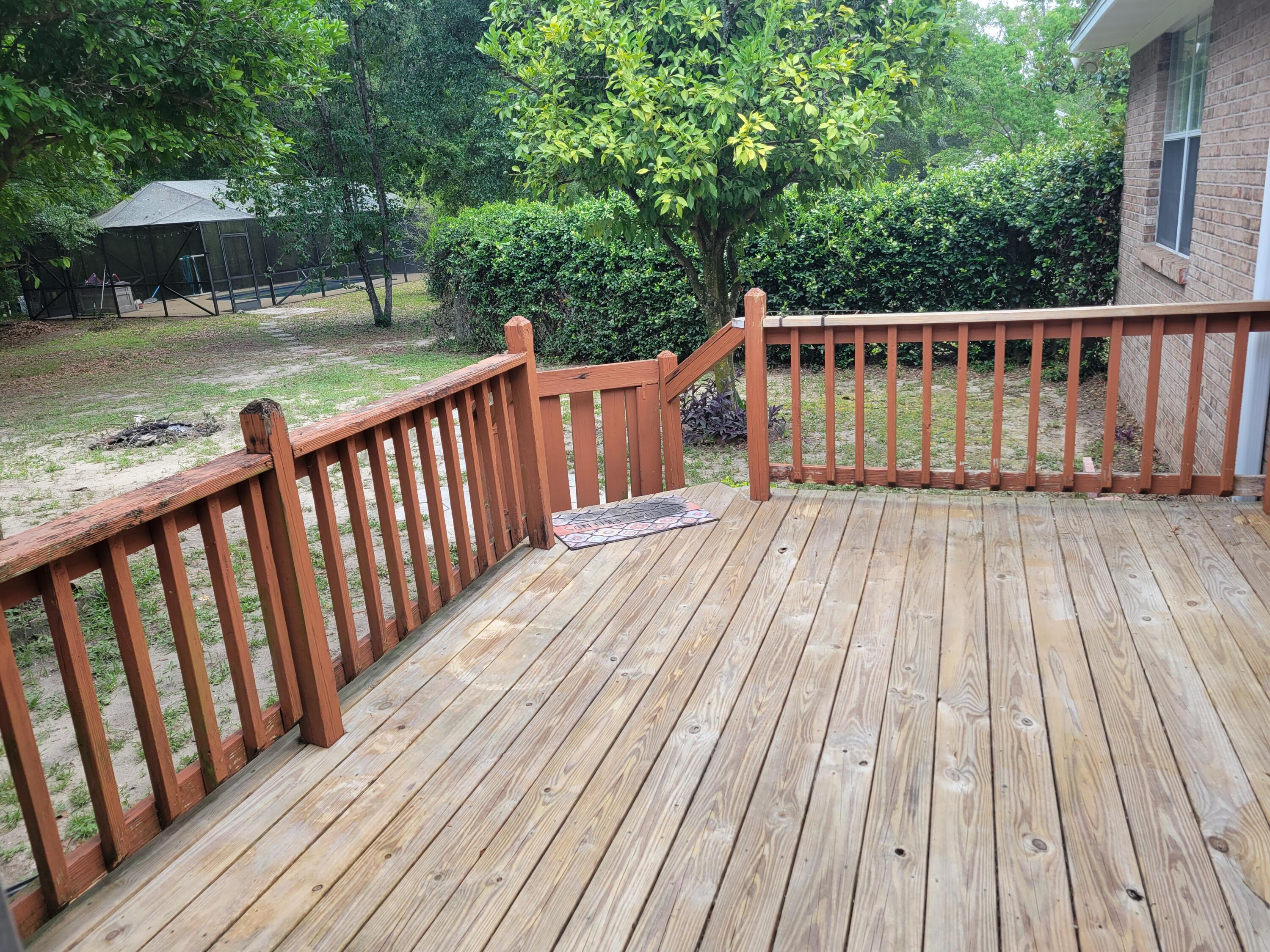 45 Hidden Lakes Trail DeFuniak Springs, FL 32433 - Photo 34 of 39 a view of wooden deck