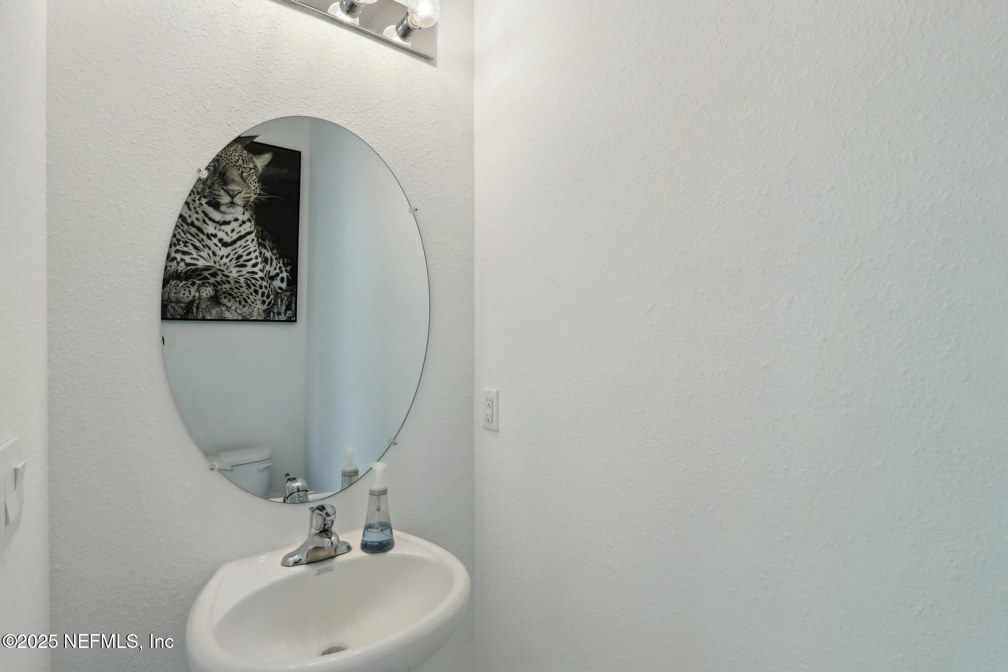 4932 Earthshine Road Jacksonville, FL 32256 - Photo 7 of 28 a bathroom with a sink and mirror