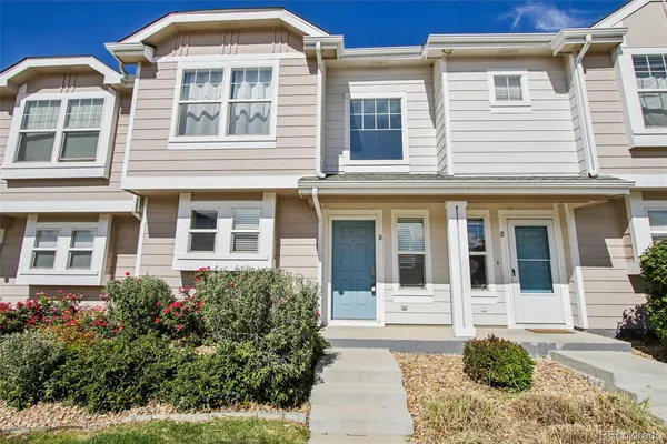 front view of a brick house