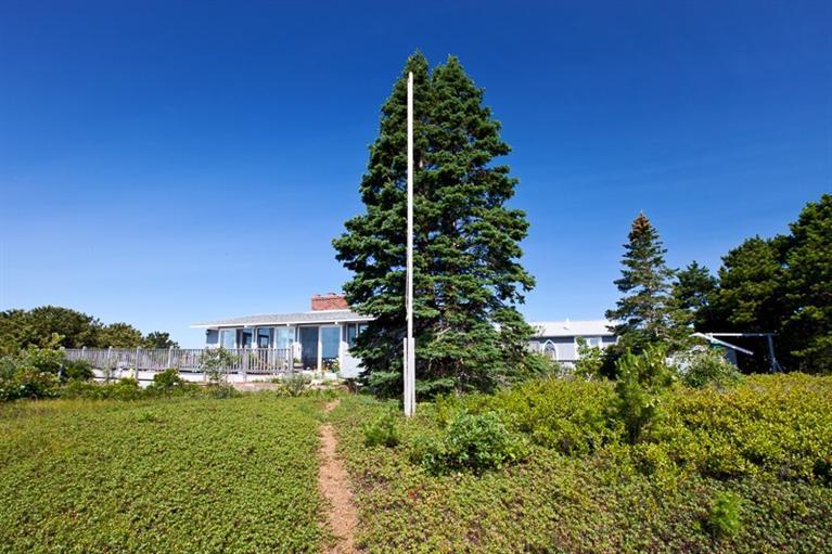 805 Chequessett Neck Road Wellfleet, MA 02667 - Photo 2 of 31 a front view of a house with a yard