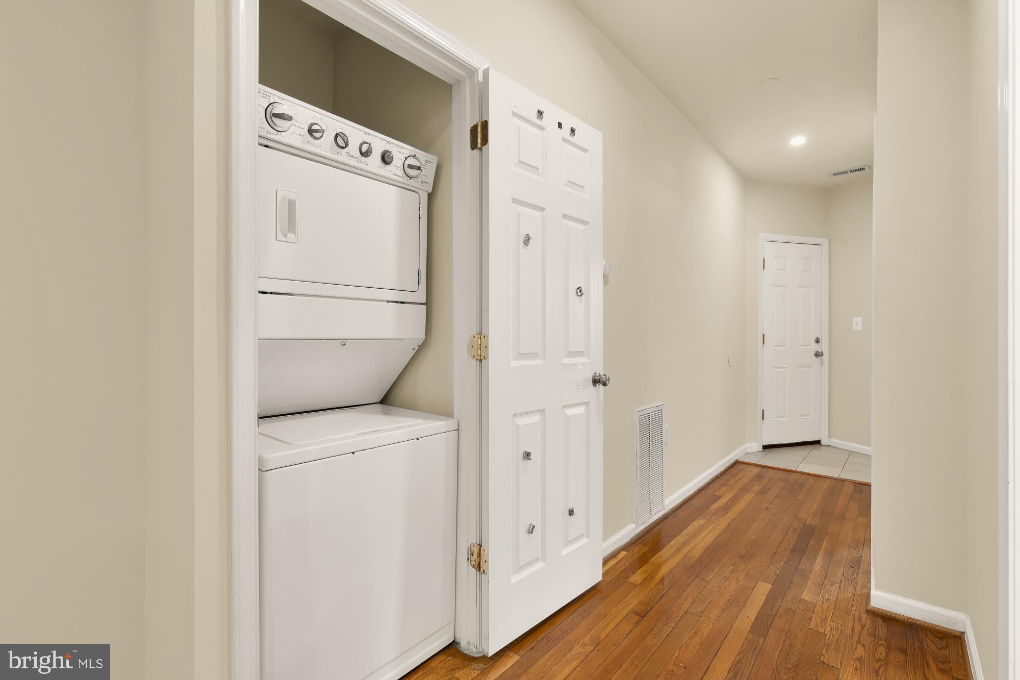 1721 West Virginia Avenue Northeast Washington, DC 20002 - Photo 15 of 20 a view of storage and utility room with wooden floor