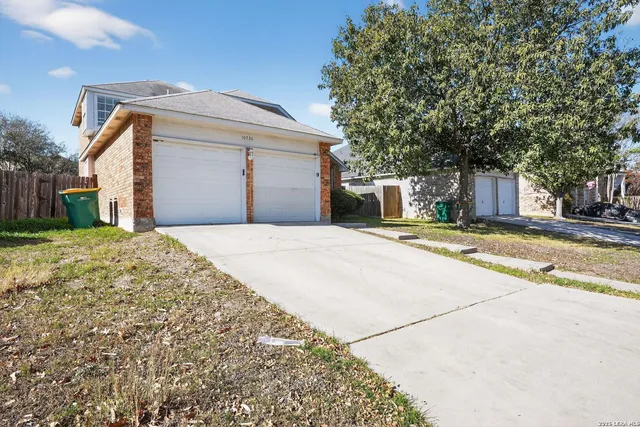 a view of a house with a outdoor space