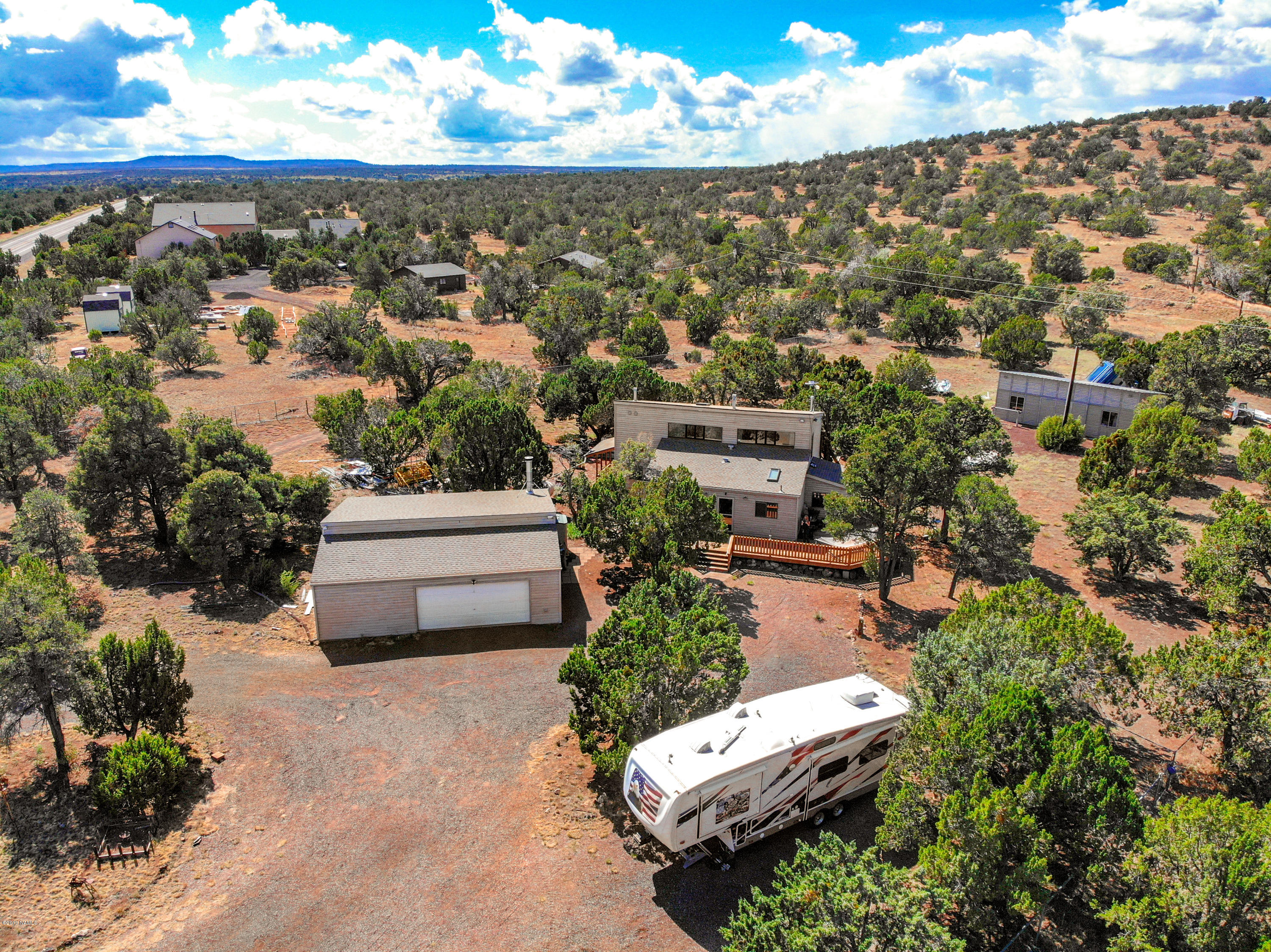 5890 Leupp Road Flagstaff, AZ 86004 - Photo 3 of 24 Ariel View