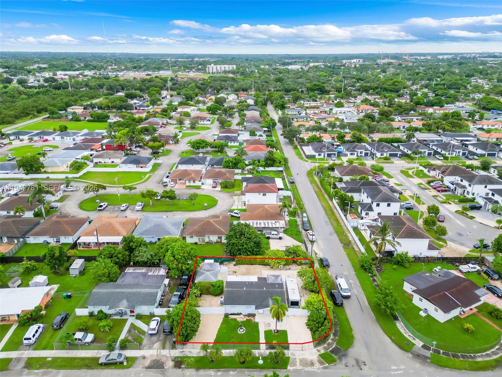 15805 Southwest 300th Terrace Homestead, FL 33033 - Photo 31 of 52 an aerial view of residential houses with outdoor space and street view