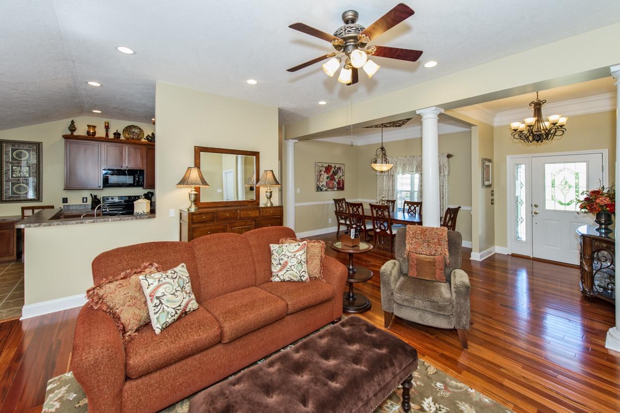 7613 Wilderness Path Road Corryton, TN 37721 - Photo 2 of 25 Living room Dining room & Kitchen