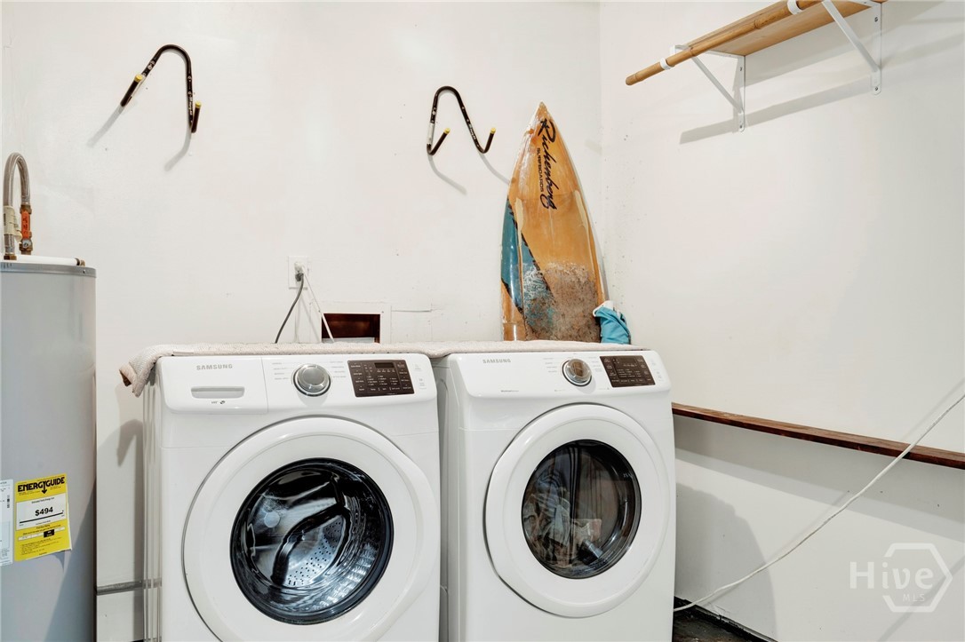 7311 Tropical Way Savannah, GA 31410 - Photo 32 of 44 Laundry in garage off of the kitchen.