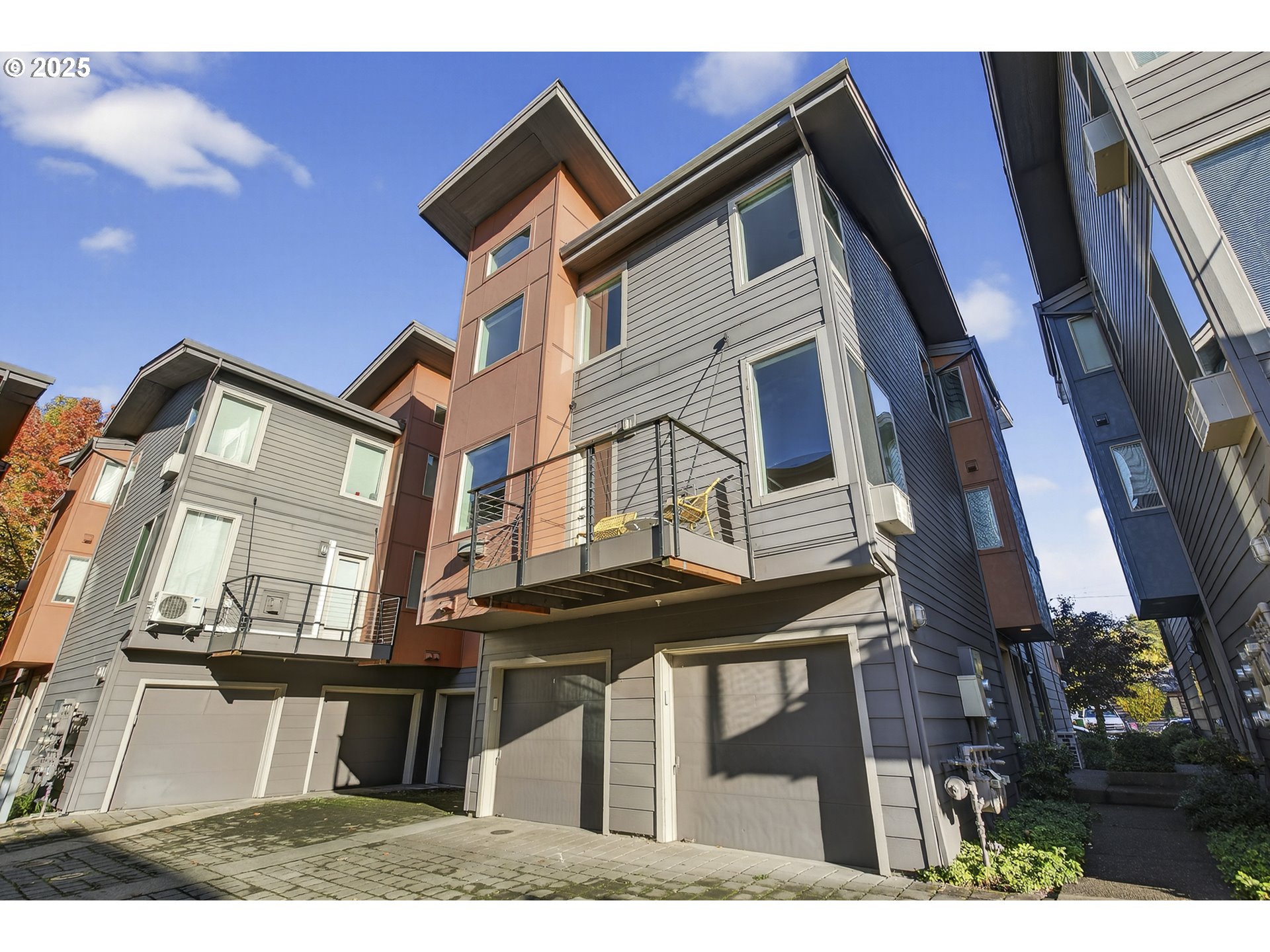 a view of a building with many windows
