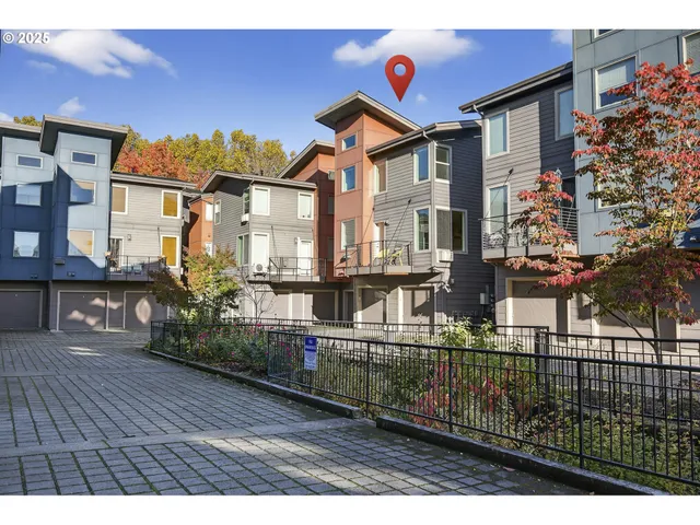a front view of a house with balcony