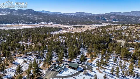 a view of city and mountain