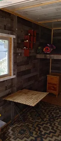 a room with storage and utility