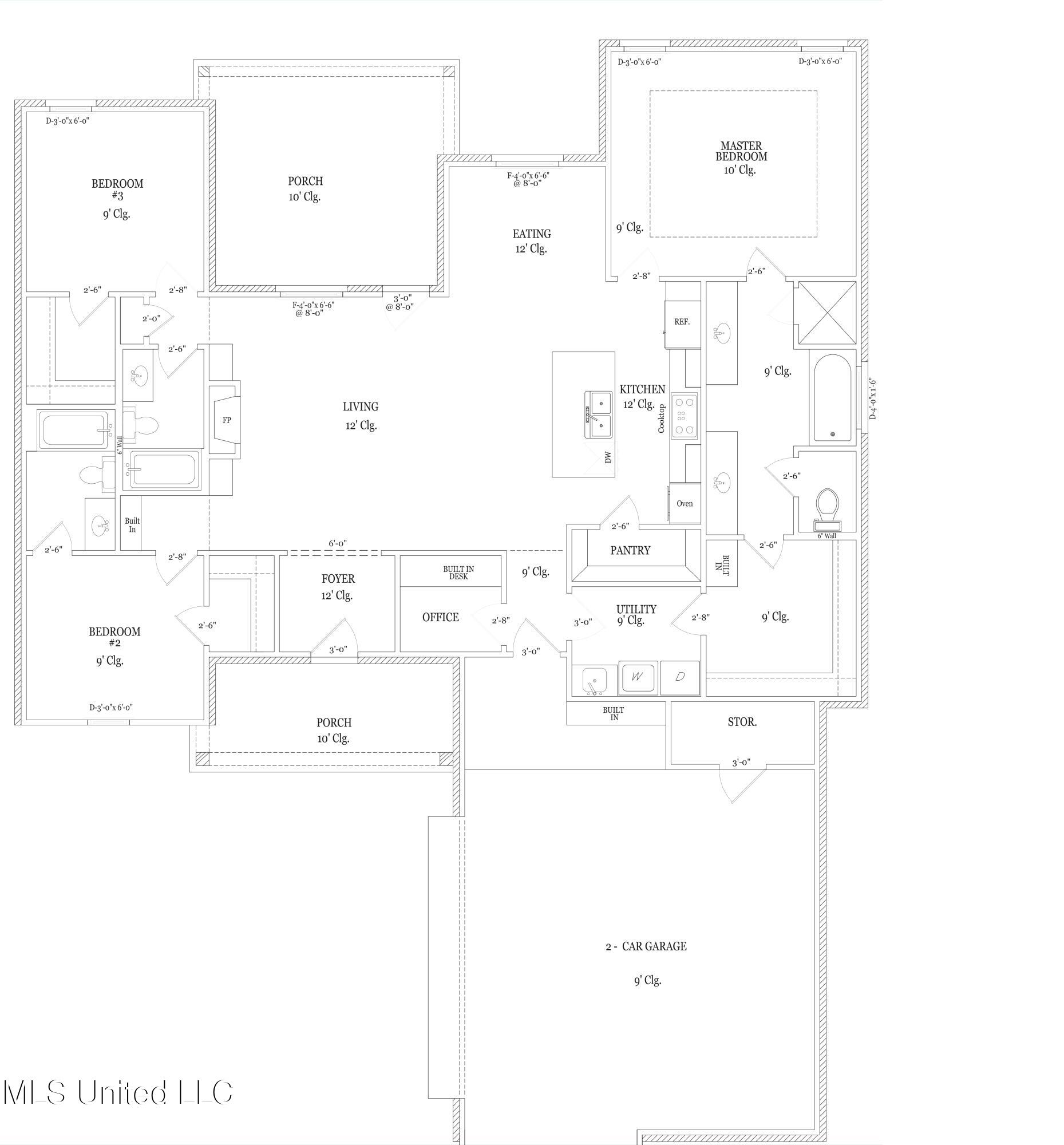 320 Tremont Drive Florence, MS 39073 - Photo 3 of 3 Floorplan- Lot 34