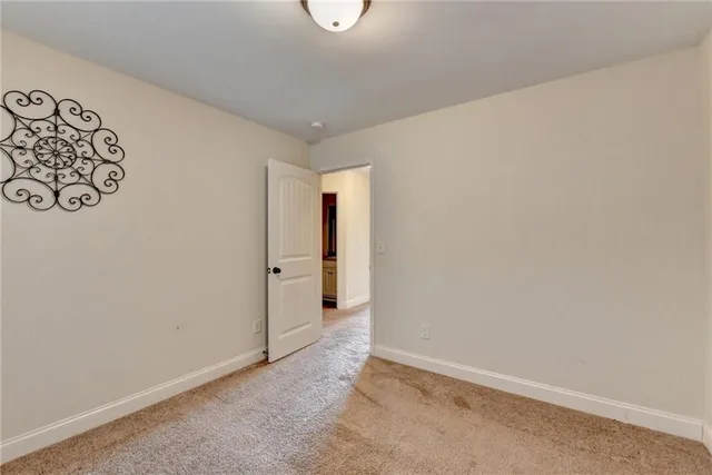 a view of room with walk in closet