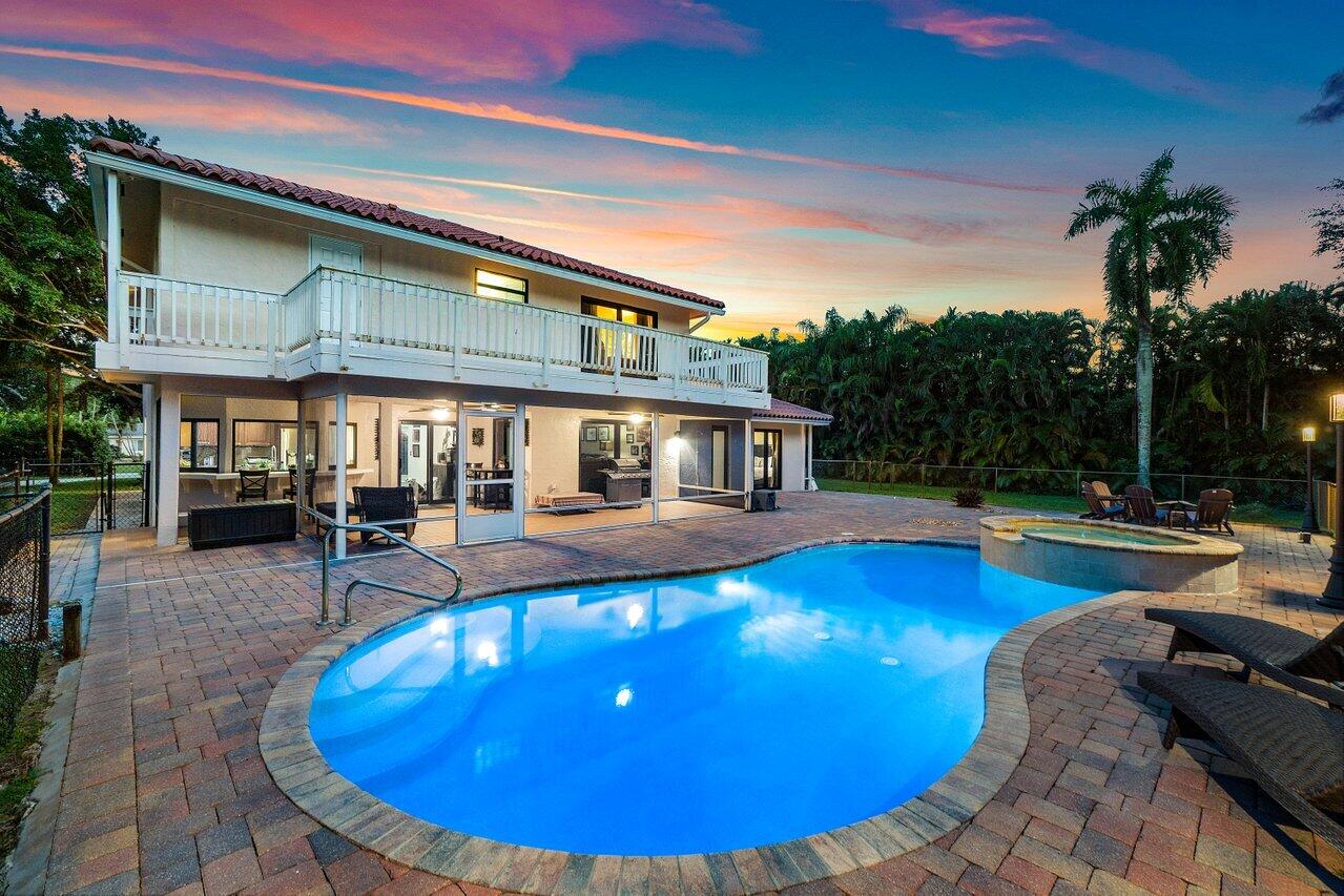5515 Colbright Road Lake Worth, FL 33467 - Photo 41 of 58 sunset back of home