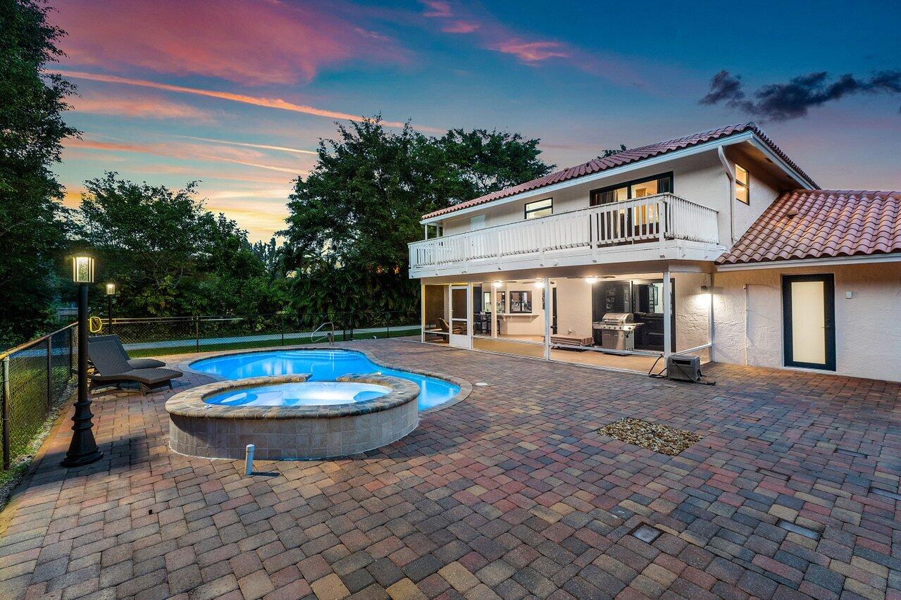5515 Colbright Road Lake Worth, FL 33467 - Photo 42 of 58 sunset back of home