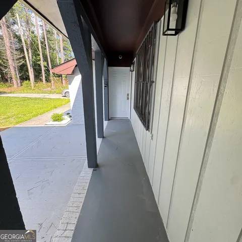 a view of an entryway