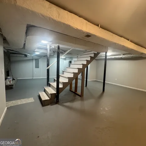 a room with a empty space