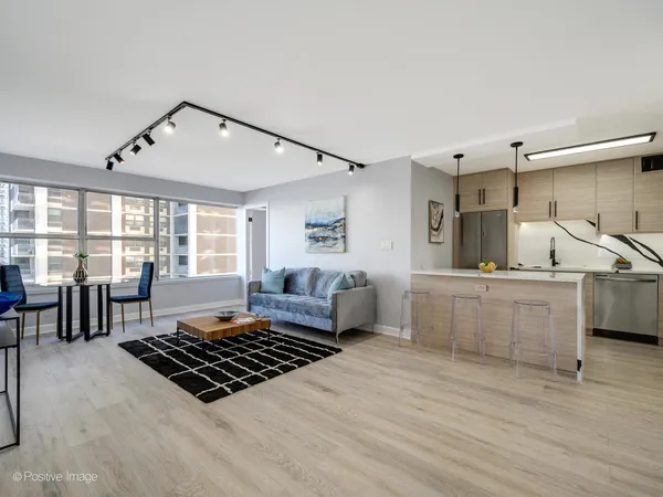a kitchen with sink cabinets and counter space